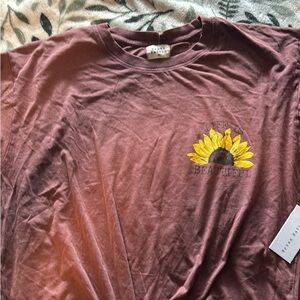 NWT shirt, large, mauve